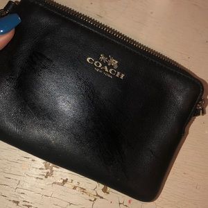 Small coach wristlet